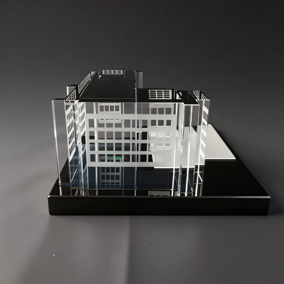 Building Model Crystal Award factory