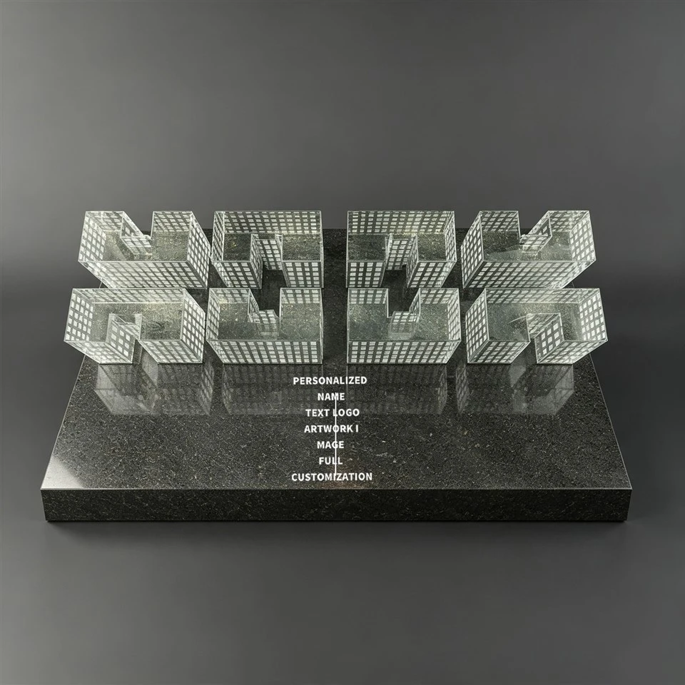 Building Model Laser Etched Stone Base Award best