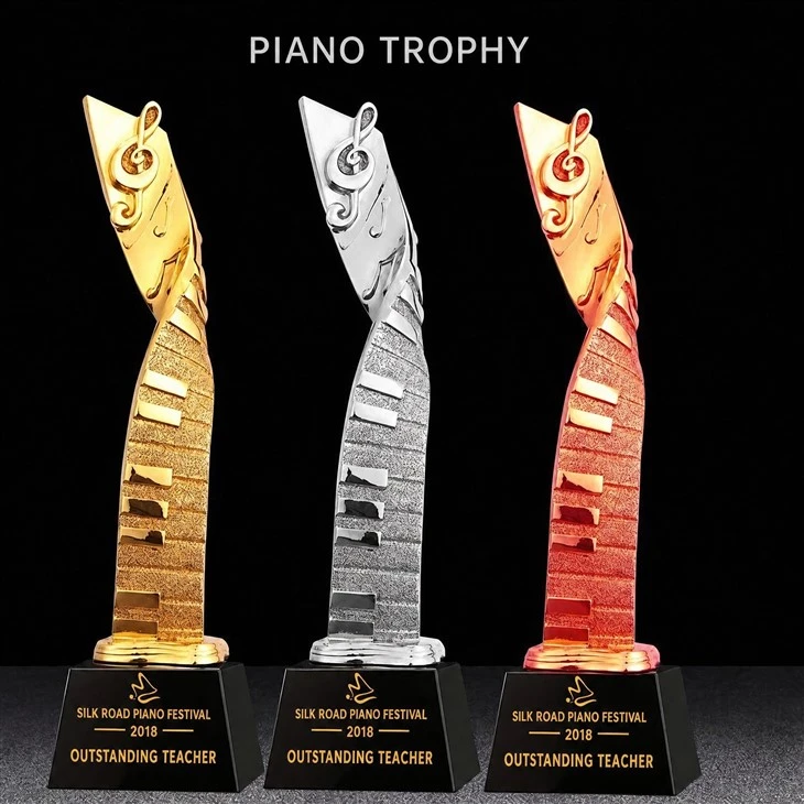 Customizable Music Competition Crystal Trophy
